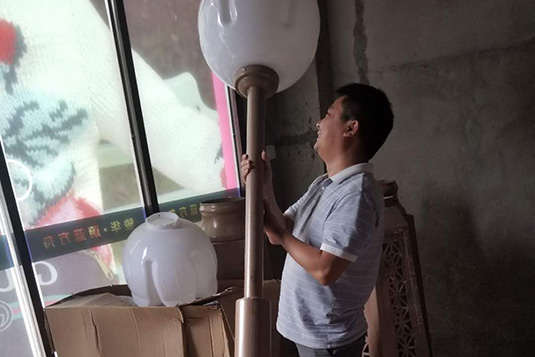福建邵武市迎宾大道中华灯